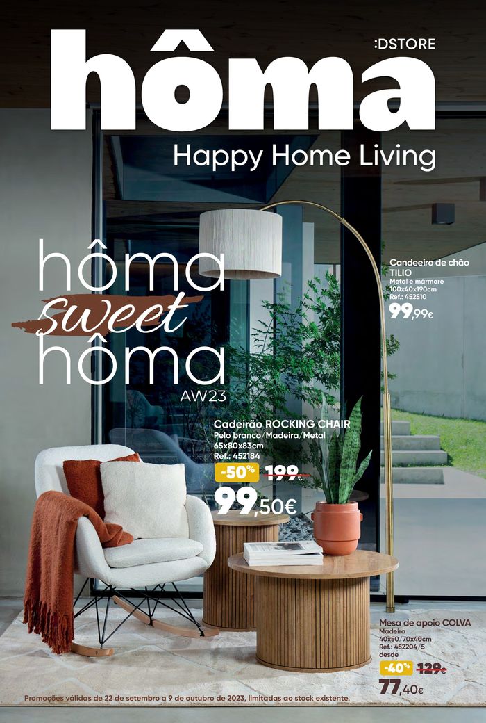Catálogo hôma em Braga | Happy Home Living | 22/09/2023 - 09/10/2023