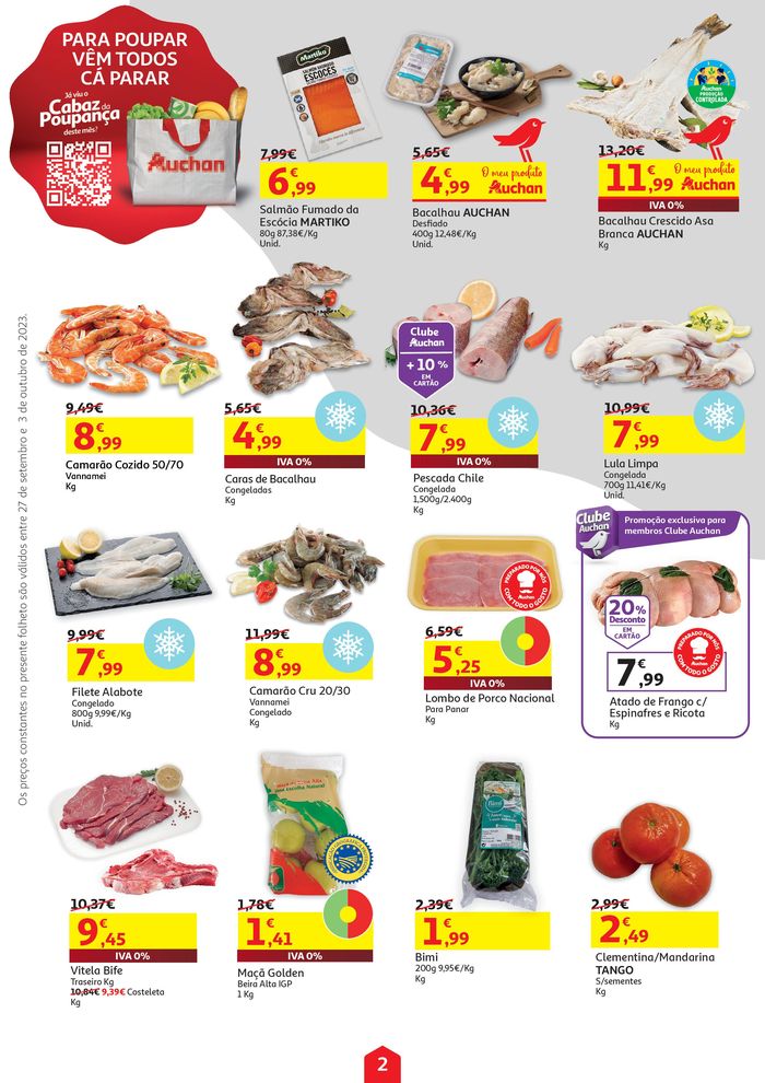 Catálogo Auchan em Setúbal | Semanal 39 | 27/09/2023 - 03/10/2023