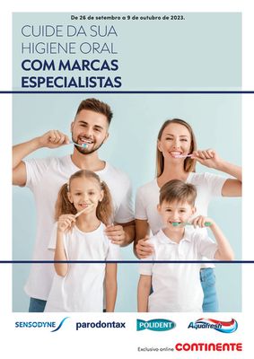 Catálogo Continente em Braga | Cuide da sua higiene oral com marcas especialistas | 27/09/2023 - 09/10/2023