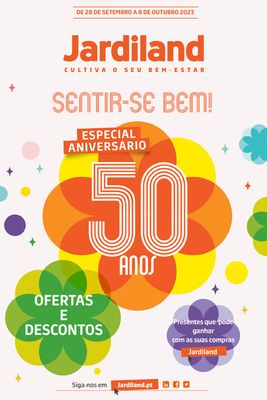 Catálogo Jardiland em Porto | Sentir-se Bem ! Especial Aniversario 50 anos. | 28/09/2023 - 08/10/2023