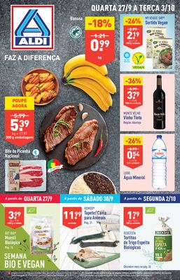 Promoções de Supermercados em Vila Nova de Gaia | Faz a diferença de Aldi | 29/09/2023 - 03/10/2023