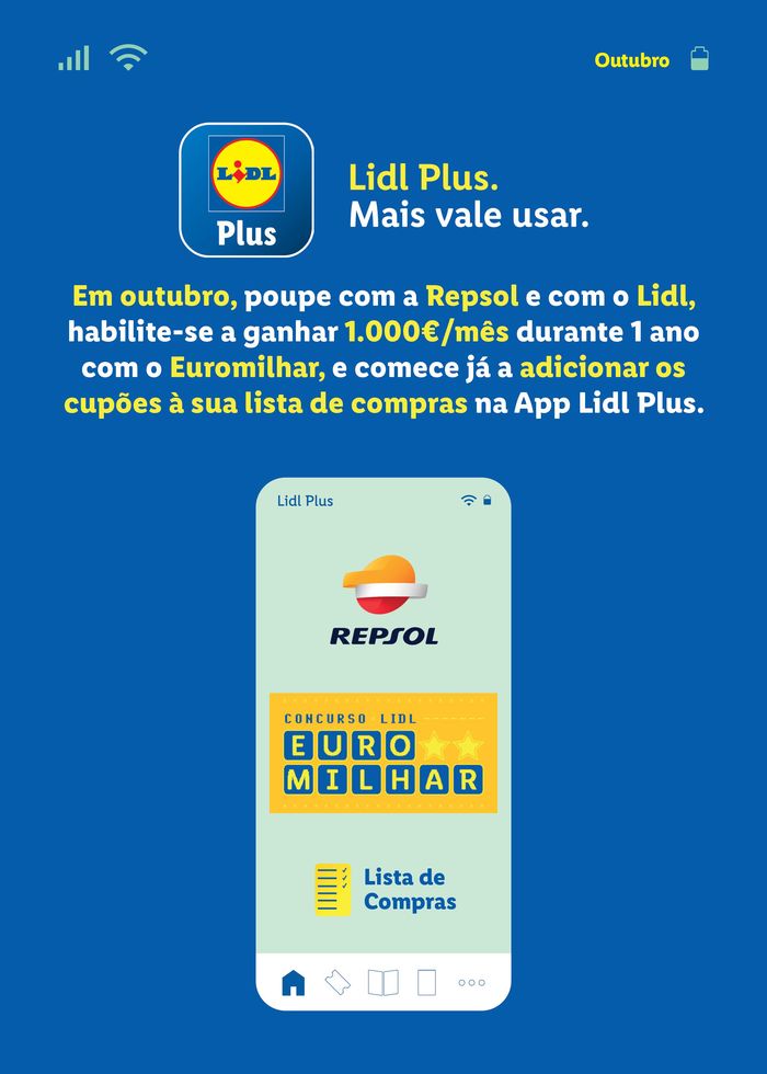 Catálogo Lidl em Braga | Lidl Plus Mais Vale Usar | 03/10/2023 - 31/10/2023