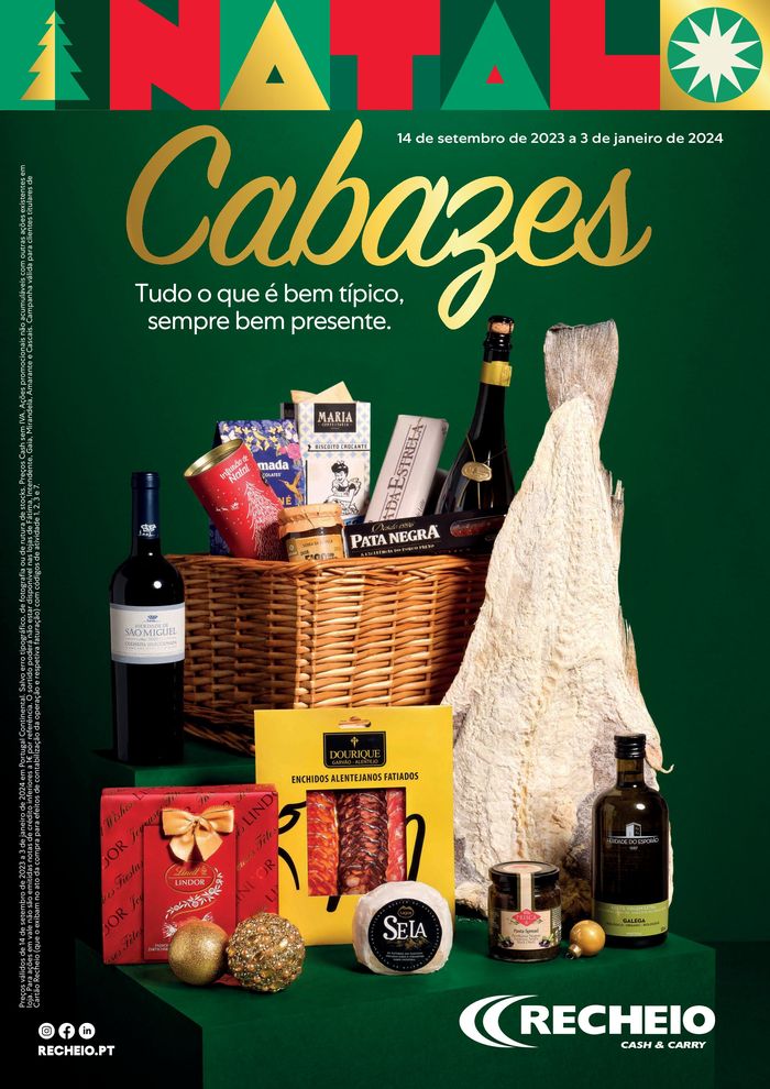 Catálogo Recheio em Braga | Cabazes Natal | 03/10/2023 - 03/01/2024