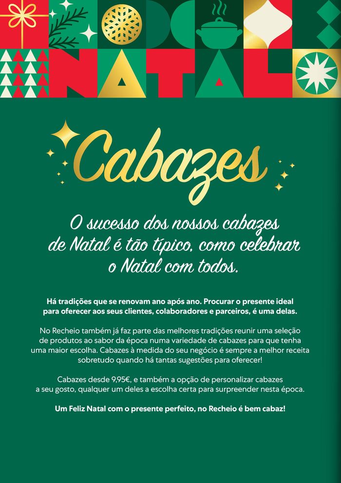 Catálogo Recheio em Coimbra | Cabazes Natal | 03/10/2023 - 03/01/2024