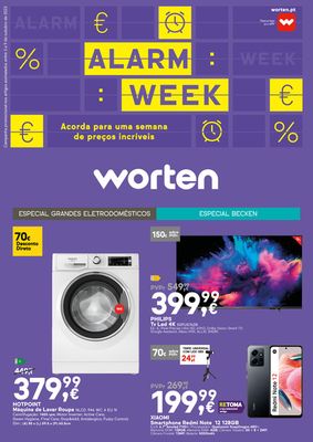 Promoções de Informática e Eletrónica | Alarm Week de Worten | 04/10/2023 - 09/10/2023