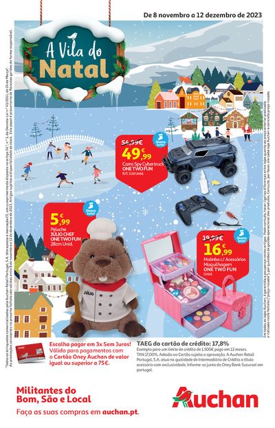 Promoções de Brinquedos e Crianças em Vila Nova de Gaia | Catálogo Brinquedos de Auchan | 08/11/2023 - 12/12/2023