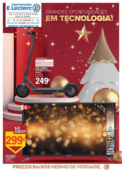 Catálogo E.Leclerc | Folheto Natal Tecnologia | 30/11/2023 - 24/12/2023