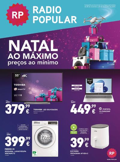 Promoções de Informática e Eletrónica em Vila Nova de Gaia | Radio Popular Natal de Radio Popular | 30/11/2023 - 07/12/2023