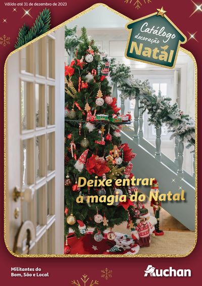Promoções de Supermercados em Porto | Catálogo Decoração de Natal de Auchan | 29/11/2023 - 26/12/2023