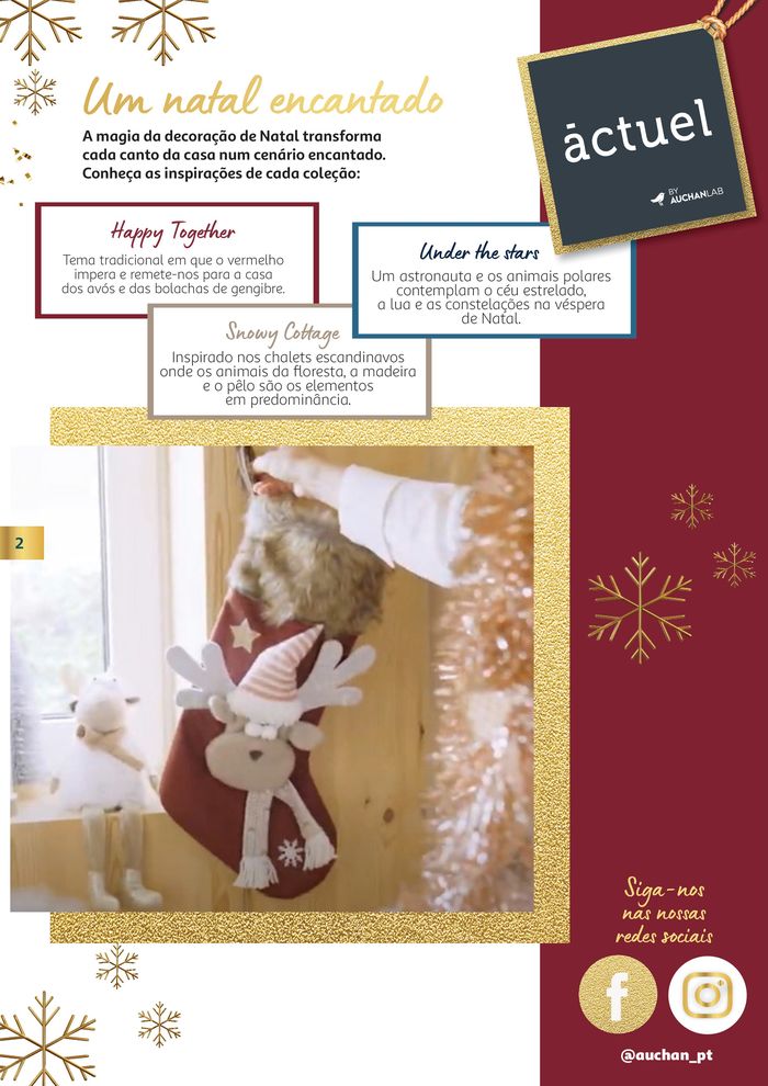 Catálogo Auchan em Vila Nova de Gaia | Catálogo Decoração de Natal | 29/11/2023 - 26/12/2023