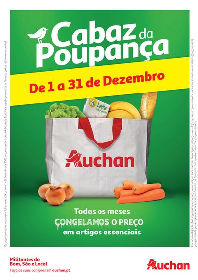 Catálogo Auchan em Faro |  Cabaz da Poupança | 01/12/2023 - 31/12/2023