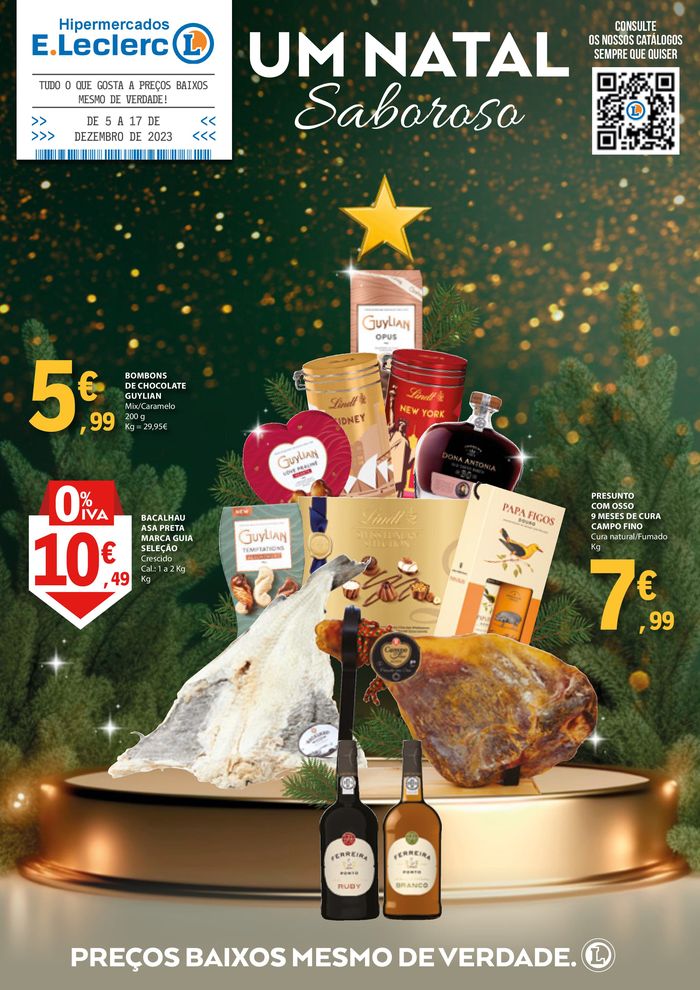 Catálogo E.Leclerc | Um Natal Saboroso | 05/12/2023 - 17/12/2023