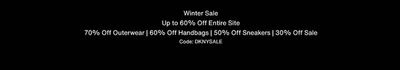 Promoções de Marcas de luxo em Amadora | Winter Sale de DKNY | 12/01/2024 - 29/02/2024