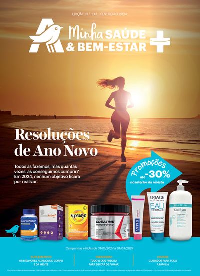 Promoções de Farmácias e Saúde em Braga | Revista Saúde & Bem-Estar Ed. nº102 de Auchan | 31/01/2024 - 01/03/2024
