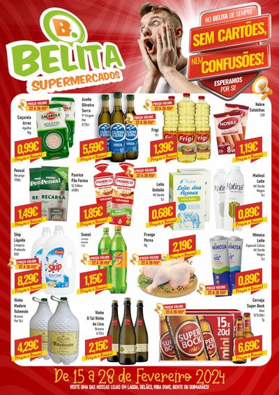 Catálogo Belita Supermercados em Guimarães | Folheto Belita Supermercados | 15/02/2024 - 28/02/2024