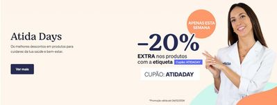 Promoções de Farmácias e Saúde em Braga | -20% de Atida | 21/02/2024 - 24/02/2024