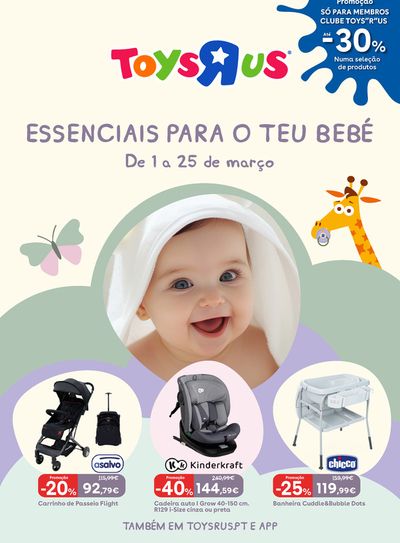 Catálogo Toys R Us | Essenciais para o teu bebé | 01/03/2024 - 25/03/2024