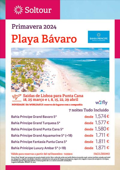 Catálogo Soltour | Playa Bávaro Primavera 2024 | 18/03/2024 - 29/04/2024