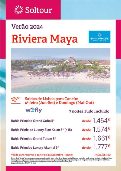 Catálogo Soltour | Cancún Verão 2024 | 01/06/2024 - 31/10/2024