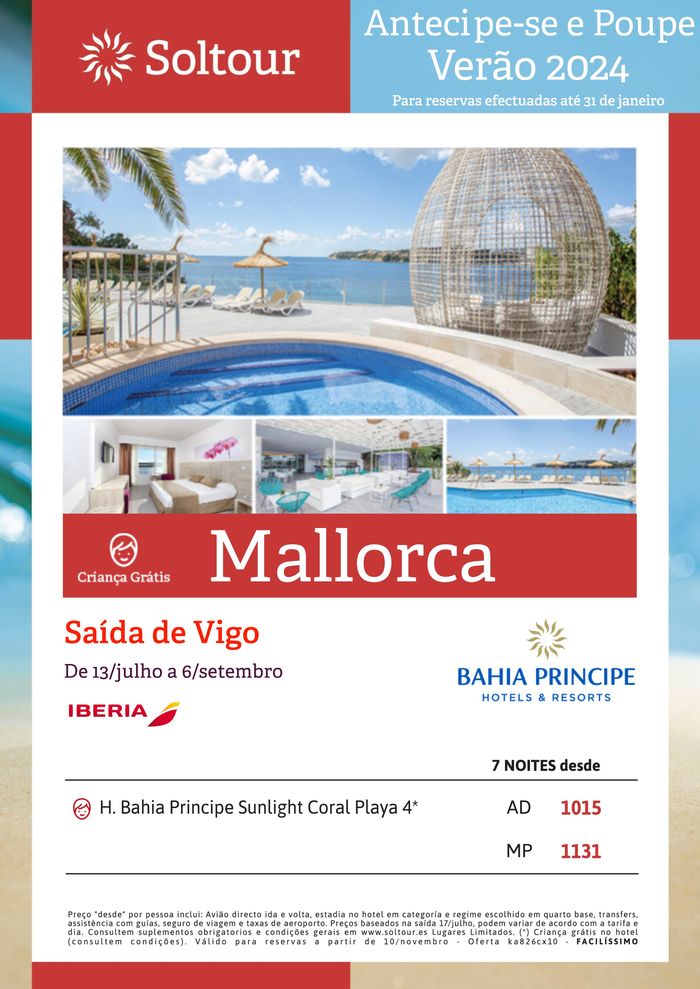 Catálogo Soltour | Mallorca Verão 2024! | 13/07/2024 - 06/09/2024
