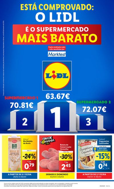 Catálogo Lidl em Lisboa | É o supermercado mais barato | 29/02/2024 - 06/03/2024
