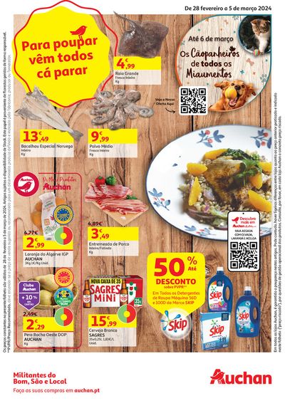 Catálogo Auchan em Porto | Para poupar vêm todos cá parar | 28/02/2024 - 05/03/2024