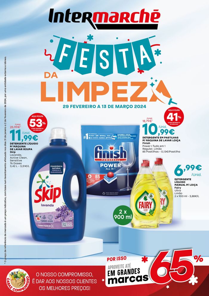 Catálogo Intermarché em Lisboa | Festa da Limpeza | 29/02/2024 - 13/03/2024
