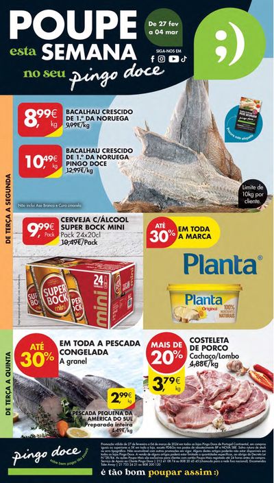 Promoções de Supermercados em Braga | Poupe esta semana ;) de Pingo Doce | 28/02/2024 - 04/03/2024