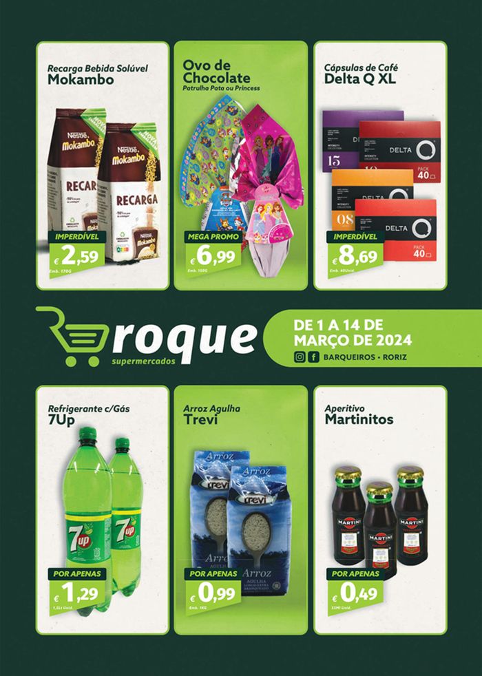 Catálogo Roque Supermercados | Folheto Roque Supermercados | 01/03/2024 - 14/03/2024