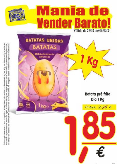 Catálogo Casa Cheia em Ponta Delgada | Mania de vender Barato! | 01/03/2024 - 06/03/2024