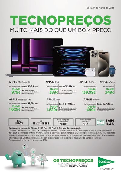 Catálogo El Corte Inglés em Porto | Tecno Preços | 01/03/2024 - 17/03/2024