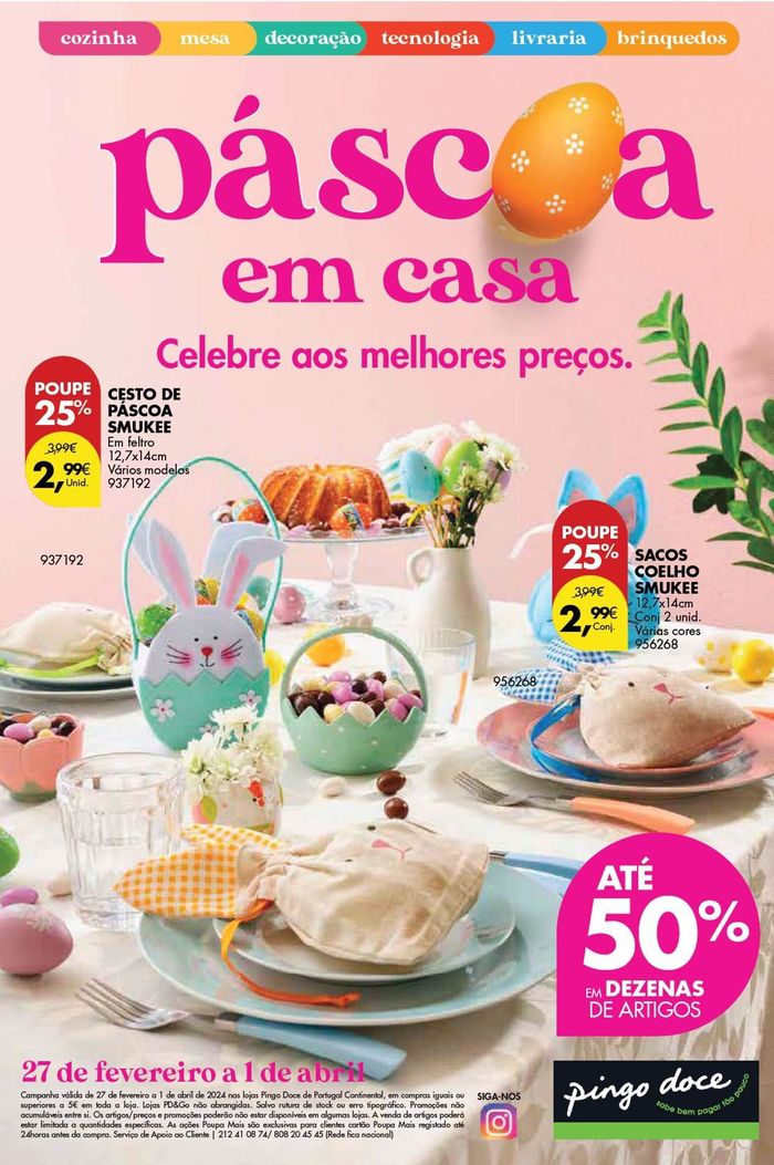 Catálogo Pingo Doce em Porto | Páscoa de casa | 04/03/2024 - 01/04/2024