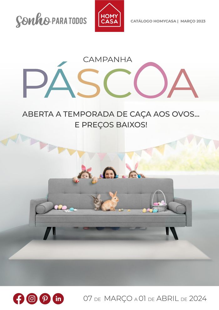 Catálogo Homy Casa em Cascais | Campanha Páscoa | 07/03/2024 - 01/04/2024