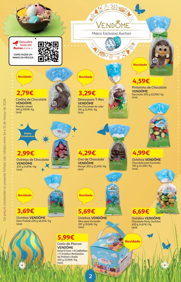 Catálogo Auchan em Viseu | Folheto Páscoa 2 | 14/03/2024 - 31/03/2024