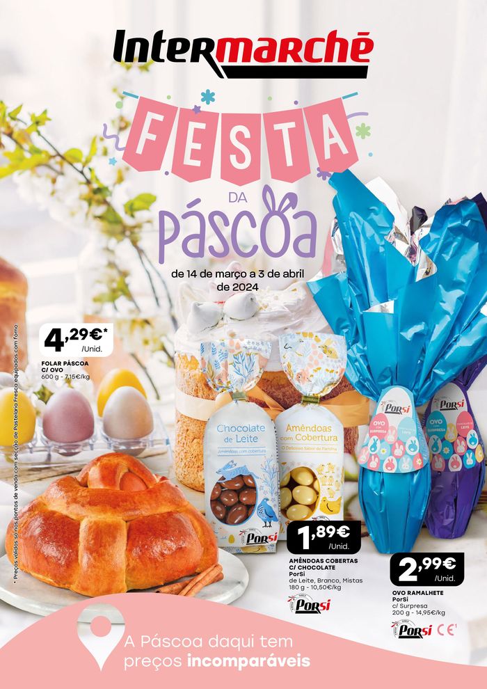 Catálogo Intermarché em Peniche | Festa da Páscoa | 14/03/2024 - 03/04/2024
