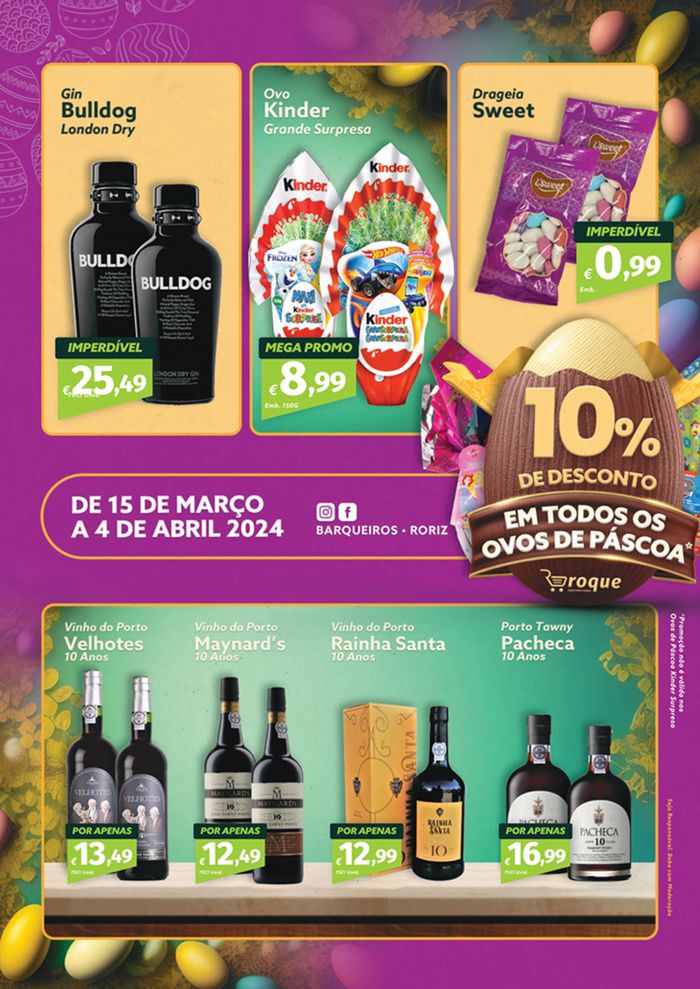 Catálogo Roque Supermercados | Folheto Roque Supermercados | 15/03/2024 - 04/04/2024