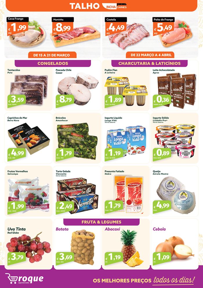 Catálogo Roque Supermercados em Roriz (Barcelos) | Folheto Roque Supermercados | 15/03/2024 - 04/04/2024