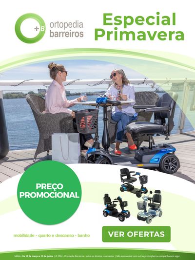 Promoções de Farmácias e Saúde em Vila Nova de Gaia | Especial de Primavera de Ortopedia Barreiros | 15/03/2024 - 30/06/2024