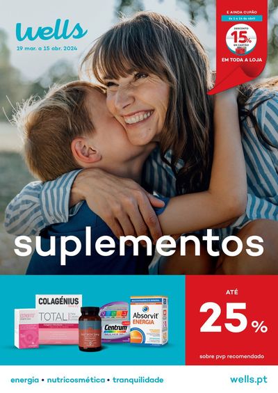 Promoções de Farmácias e Saúde em Alcabideche | Folhetos Well's ! de Well's | 19/03/2024 - 15/04/2024