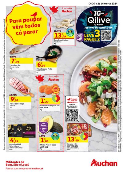Catálogo Auchan | Para poupar vêm todos cá parar | 20/03/2024 - 26/03/2024