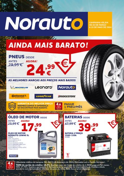 Promoções de Carros, Motos e Peças em Algueirão-Mem Martins | Folheto promocional ! de Norauto | 21/03/2024 - 15/05/2024