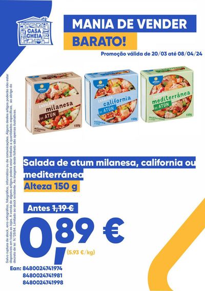 Promoções de Supermercados em Ponta Delgada | Alteza de Casa Cheia | 21/03/2024 - 08/04/2024