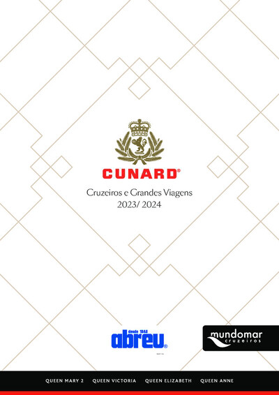 Catálogo Abreu em Coimbra | Cunard 2022-2023 | 03/12/2022 - 31/12/2023