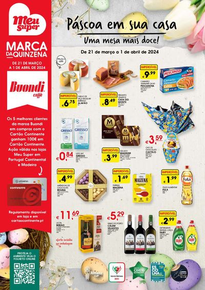 Promoções de Supermercados em Valado dos Frades |  Meu Super Páscoa de Meu Super | 21/03/2024 - 01/04/2024