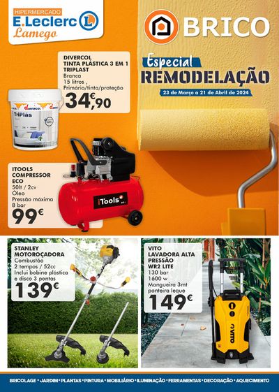 Promoções de Supermercados em Oeiras | Folheto Brico Lamego de E.Leclerc | 25/03/2024 - 21/04/2024