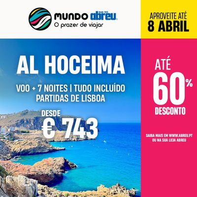 Promoções de Viagens em Vila Franca de Xira | Al Hoceima de Abreu | 25/03/2024 - 08/04/2024