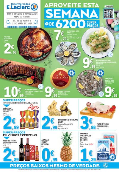 Promoções de Supermercados em Peniche | Folheto Semanal de E.Leclerc | 28/03/2024 - 01/04/2024