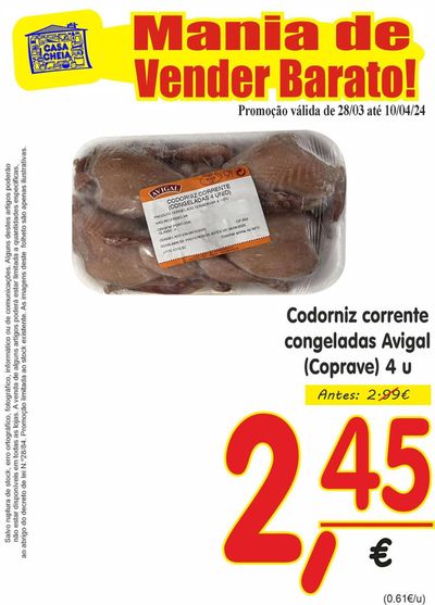 Promoções de Supermercados em Ribeira Grande (Açores) | Mania de Vender Barato de Casa Cheia | 29/03/2024 - 10/04/2024