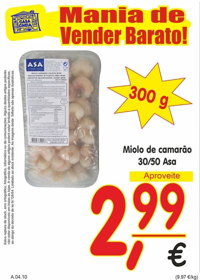 Promoções de Supermercados em Ribeira Grande (Açores) | Folheto Casa Cheia! de Casa Cheia | 29/03/2024 - 10/04/2024