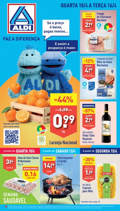 Promoções de Supermercados em Almancil | Folheto Aldi. de Aldi | 10/04/2024 - 16/04/2024